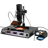 Stazione saldante 1000A BGA, stazione di lavoro, macchina riparazione schede madri laptop, kit reballing, stazione saldante IR