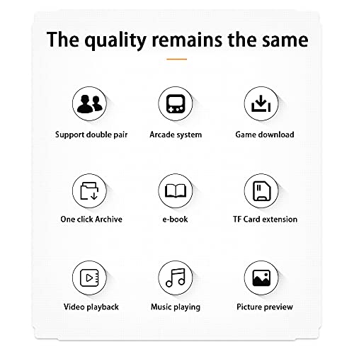 DEVELE 5.1 Inch Handheld Game Console,Arcade Retro HD Video Game Console,8GB Built Game,for FC, GBA, MD, NES, SFC, PS… - Image 7