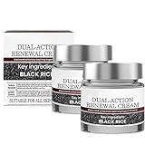 Keraerase Dual-Action Renewal Cream,Skin Treatment Cream,Black and White Rice Soothing Repair Creams,Natural Body Serum,Effectively Reduces Skin Imperfections,Suitable for All Skins Types (2)