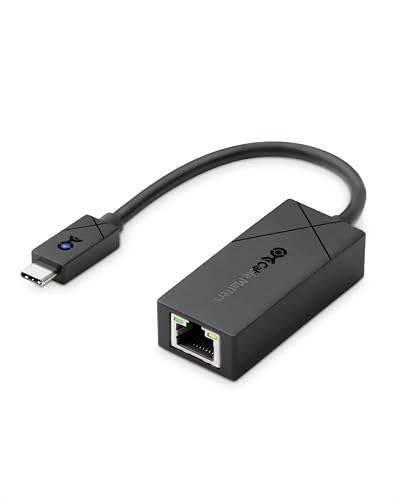 [Designed for Microsoft Surface] Cable Matters USB C to 2.5Gbps Ethernet Adapter, USB-C to Network, 2.5g Ethernet to USBC Adapter Black