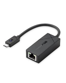 [Designed for Microsoft Surface] Cable Matters 2.5Gbps USB-C to Ethernet Adapter (USB-C to Network Adapter, 2.5g Ethernet to USB-C Adapter) in Black