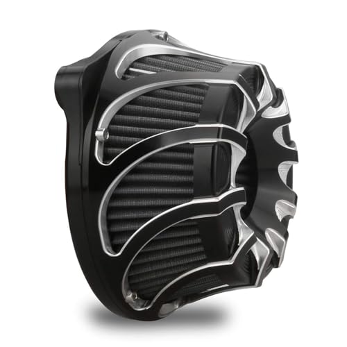 Image of For harley air cleaner filter Touring street glide road king electra tri trike Dyna Sportster XL 883 1200 Softail air intake (Drift style -Contrast Cut, A-For Sportster XL models)