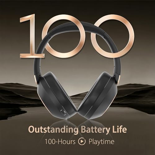 EAORUL Active Noise Cancelling Headphones 100H Bluetooth - image 4