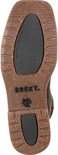Rocky Western Boots Mens Riverbend 12" Waterproof 12 W Dark Brown RKW0228 | Image 1