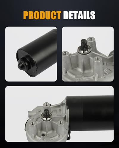 Image of ROADFAR Front Windshield Wiper Motor Fit for Audi for S6 1995 for 100 | Fit For Audi For 100 1992-1994|For Audi For S4 1992-1994|For Mercedes-Benz For ML55 AMG 2000-2003|Replace 1638204342|5 Pins