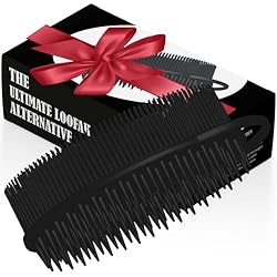 Avilana Silicone Body Scrubber, Gentle exfoliating Body Scrubber That's Easy to Clean, Lathers Well, Long Lasting, and More Hygienic Than Traditional Shower Loofah (S3, Black)