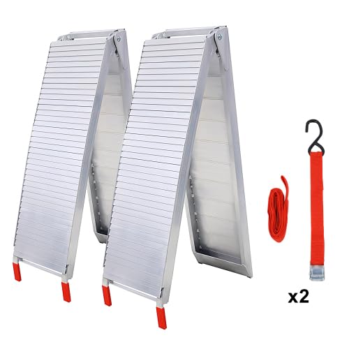 Rampas portátiles para carga 80x12 pulgadas aluminio 1500 lbs miniatura 3