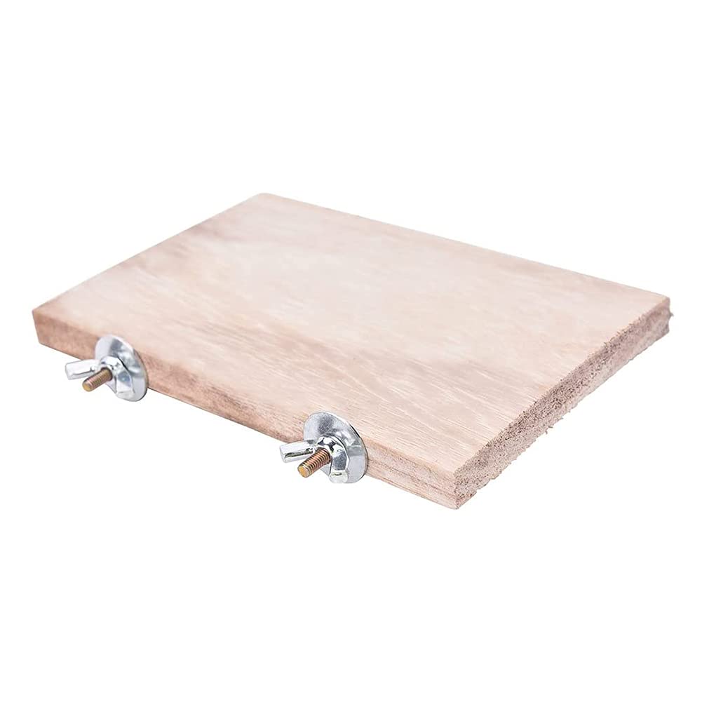 Juguete for hámster, Soporte de Madera for Mascotas, Plataforma for hámster, Juguetes for cobayas, Tabla for Saltar for jerbos, 4 Piezas, 5 x 4 cm,Juguetes para hámster(5x4cm)