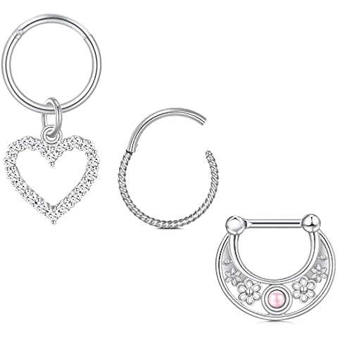 AceFun Tragus Cartílago Pendientes Aro 16G Cover