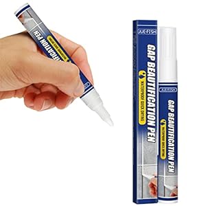 Leling Repair White, voegenstift, wit, waterdichte tegels, voegenstift, wit, badkamer, waterbestendig, voegenreparatiestift, tegelreparatiestift, wit, keramische tegels, reparatiepasta,