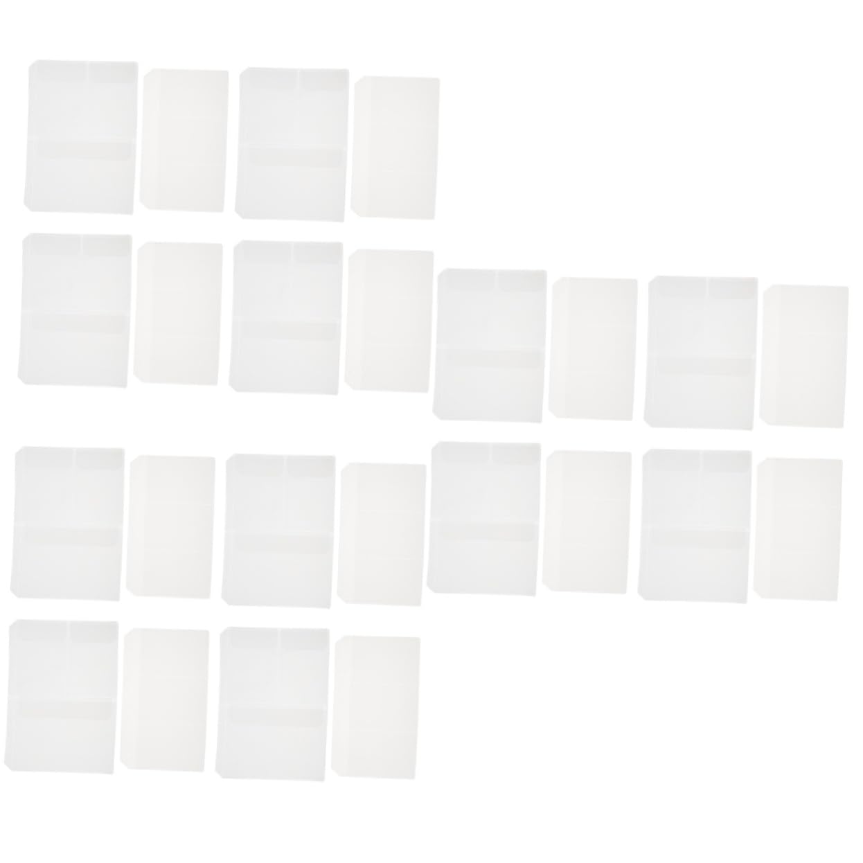 Classeur blanc pour carnet de notes SHINEOFI avec porte-cartes modulaire - 8