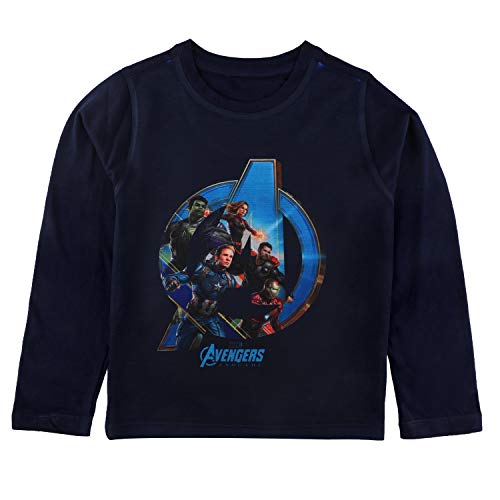Image of Marvel Avengers by Wear Your Mind Boy's Regular Fit Long Sleeve Top