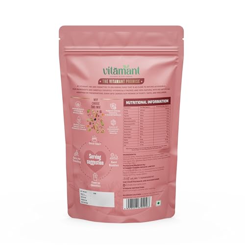 Image of Vitamant 10-in-1 Trail Mix | Premium Mixed Dry Fruits, Nuts & Seeds | Healthy Snack | No Added Sugar | Natural Energy Booster | 250g
