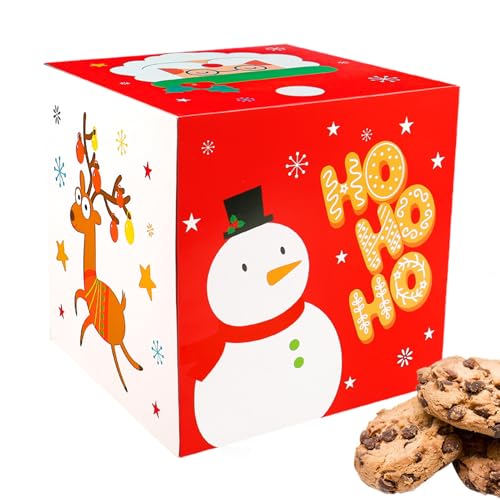 クリスマス キャンディ ボックス - 折りたたみ サンタクロース ホームデコレーション,クリスマススナックボックス | 指輪 ネックレス ブレスレット 時計 香水 誕生日 ハロウィン 感謝祭 休日 新年 結婚式 前夜用