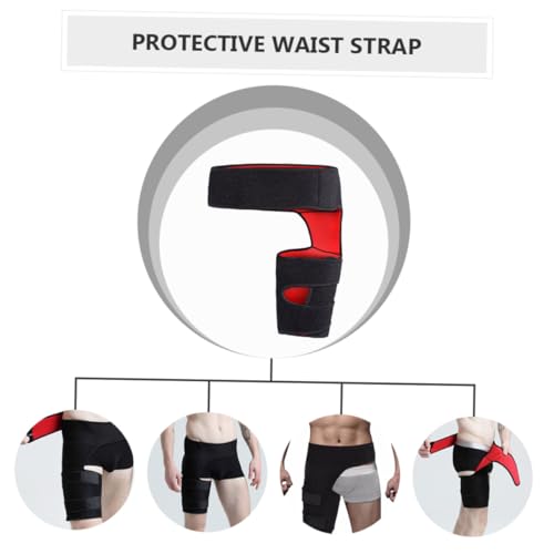 Cinturón de soporte para muslo y lumbar unisex para cintura miniatura 6
