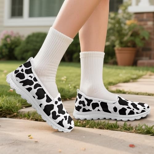 Women's Loafer Flats Breathable Mesh Shoes, Retro Loafer Slip On Walking Driving Shoes4