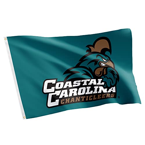 Desert Cactus Coastal Carolina University CCU Flag - 3 x 5 Feet Chanticleers Banner, Indoor/Outdoor Durable Fabric, 100% Polyester Design (Style 1)