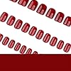 Nymora Red Press On Nails Short Oval Set - 24 Pieces Gel Full Cover Acrylic Nails for Women Girls, Burgundy Red False Nail, Natural Glossy Finish for Fall Winter Jelly Nail Kit #3