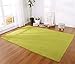 Produktbild Coral Velvet Vorleger Home Decor Mats Solid Color Schlafzimmer Boden Teppichboden Tatami Crawling-Matte für Wohnzimmer Nacht,Grün,60×160cm