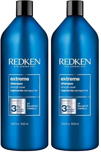 Image of Redken Extreme Shampoo - Strengthen & Repair Damaged Hair,For Damaged Hair,Infused With Proteins,(Pack of 2)