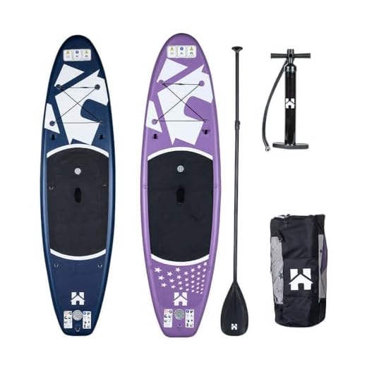 HOME DELUXE - Stand up Paddle Moana - Farbe: Blau, Länge: 320 cm, Breite 81 cm - inkl. Paddel, Reparatur Kit, Transporttasche, Luftpumpe und Sitzbänken | SUP Surfboard Paddle
