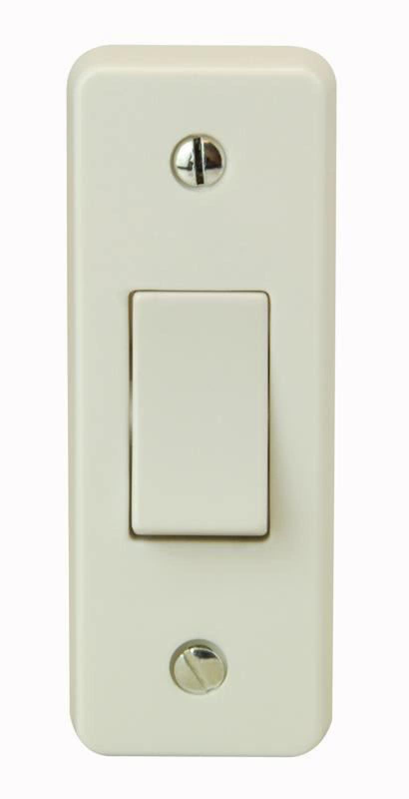 Crabtree - Architrave Switch, 1 Gang 2 Way SP 10A