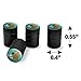 GRAPHICS & MORE Scooby-Doo Ruh Roh Tire Rim Wheel Aluminum Valve Stem Caps