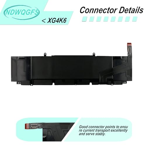 Image of XG4K6 Laptop Battery Replacement for Dell XPS 17 9700 9710 9720 9730 & Precision 5750 5760 5770 Series dell xps 17 9700 Battery Compatible with P92F, 01RR3, F8CPG, KVPMY