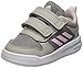 adidas Tensaur, Chaussure de Course sur Route Mixte bébé, Grey/Clear Pink/Grey, 25 EU