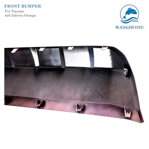 Image of Front Bumper Lower Valance Panel Skid Plate Black Compatible with 2016-2023 Toyota Tacoma - Replaces Part 53911-04210 TO1095205 (Orange Style 4X0)