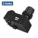 2 Outlet Electronic Igniter Kit for Char-Broil G511-0055-W1 2 Electrode Separate Switch Ignitor, Ignition for Charbroil 463251414 Replacement and More, Ignition Module-2 Outlets and Switch/Off Button