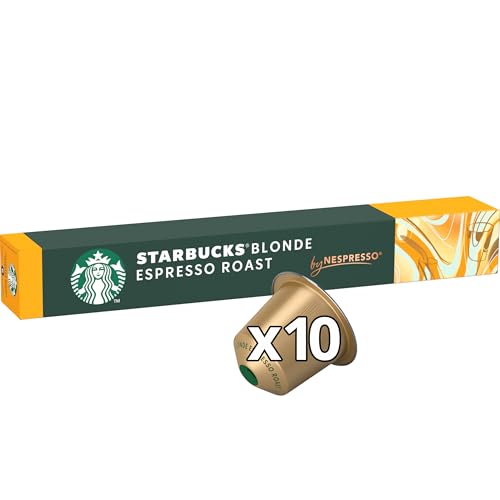 Image of STARBUCKS Blonde Espresso Roast Nespresso Capsules, 10 Capsules