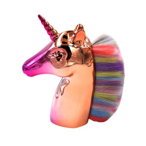 SOIMISS Unicorn Make Up Pinsel mit Goldenem Griff und Bunten Borsten Kunststoffgriff Cartoon Design für Flüssige Grundierung und Puder Professioneller Schminkpinsel für Frauen und Mädchen SOIMISS Unicorn Make Up Pinsel mit Goldenem Griff und Bunten Borsten Kunststoffgriff Cartoon Design für Flüssige Grundierung und Puder Professioneller Schminkpinsel für Frauen und Mädchen