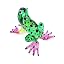 Frog Dot 2 Gn Pk Bk