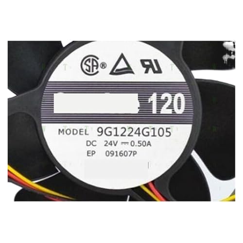 Ventilateur 9G1224G105 anti surchauffe pour armoire technique 24V 12038