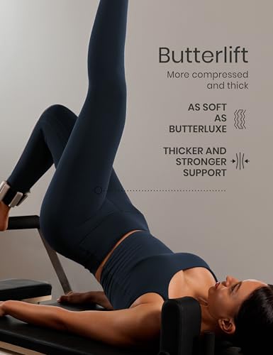 CRZ YOGA Womens Butterlift High Waisted Workout Leggings 25' - Pilates Gym Athletic Yoga Pants Buttery Soft True Navy Small