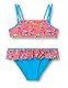 Haute pression Baby-Mädchen Maillot de Bain Deux Pièces Layette Uni Rose Imprimé Coloré Kleinkind-Schwimmwindel, Mehrfarbig, 4 Jahre
