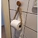 Tukcherry Portarrollos papel higiénico Vintage puerta toalla Cuerda Industrial Baño - Portarrollo...