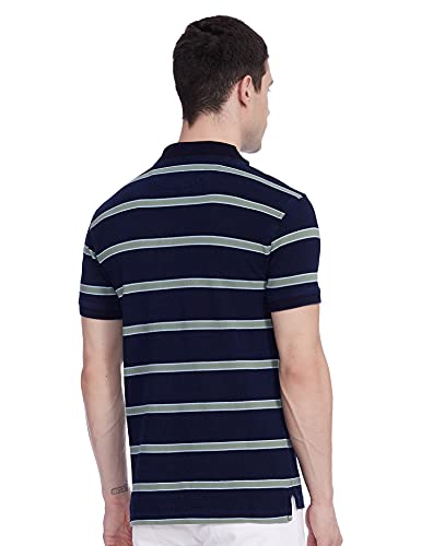 Image of Levi's Men's Striped Polo Collar T-Shirt