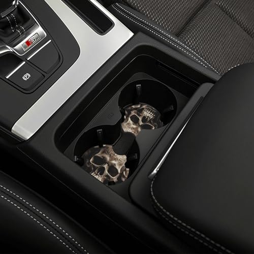 Portavasos para carro 2 piezas antideslizante negro miniatura 6