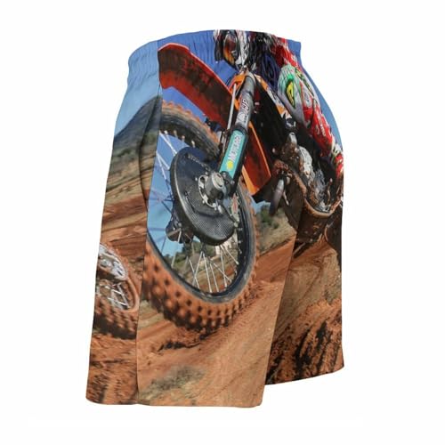 Swim trunk avec poches style motocross idéal pour la plage en taille S - 5
