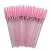 20 pcs Disposable Mascara Brush Lash Wand In a tube Make up tool for eyelash extension supplies (20Pcs) (20, circle pink)