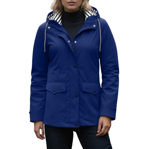 Chaqueta de lluvia ligera unisex impermeable con capucha para entretiempo