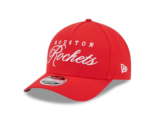 Casquette 9Forty New Era M Crown NBA Draft Rockets rouge brodée