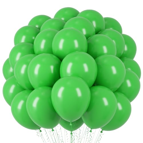 Image of Voircoloria Green Balloons, 66pack 12inch Green Latex Party Balloons for Graduation, St. Patrick's Day, Wedding, Birthday, Christmas, Baby Shower, Anniversary Party Decorations