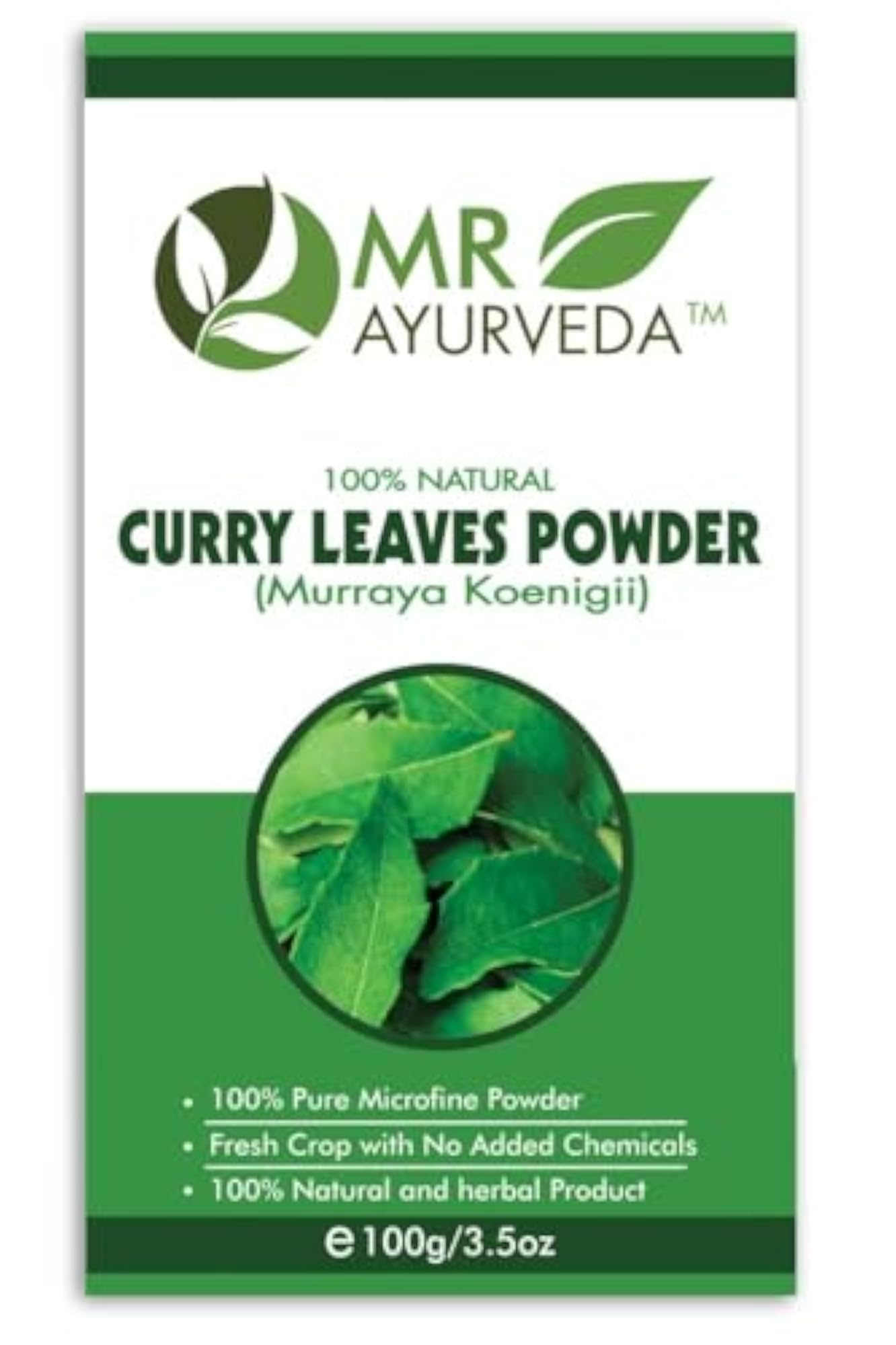 Curry Leaves Powder for External Hair Care