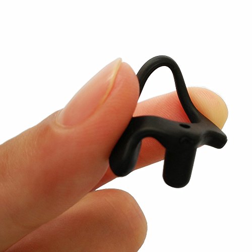 Keyblu Universal Replacement Soft Silicone Open Ear Insert Earmould For Two Way Radio Earmold Coil Tube Audio Kits Uv-5R Uv-B6 Bf-888S Uv-B5 (Black, Large Medium Small) #TOP5