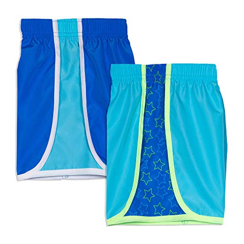 Cheetah Girls 2 Pack Active Running Athletic Gym Shorts Set Workout Activewear Lightweight for Teen Girls Kids Sports2