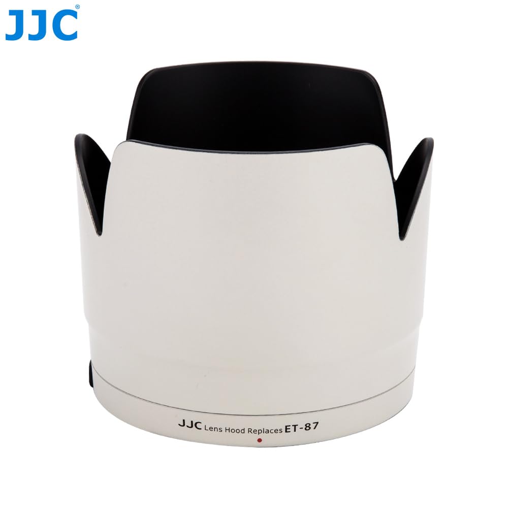 JJC Paraluce a tulipano reversibile bianco per obiettivo Canon EF 70-200mm f/2.8L IS II USM, EF 70-200mm f/2.8L IS III USM, sostituisce Canon ET-87, LHET87WT