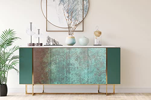 Pegatinas para muebles de cobre oxidado para renovar tu cómoda y estantes 4